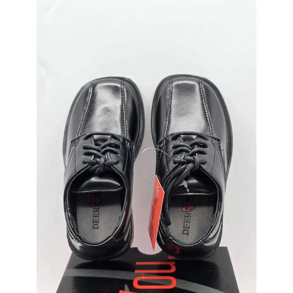 Deer Stags Boy's Ace Oxford Gabe Dress shoes Loafers,‎ Black, 7.5 M Toddler